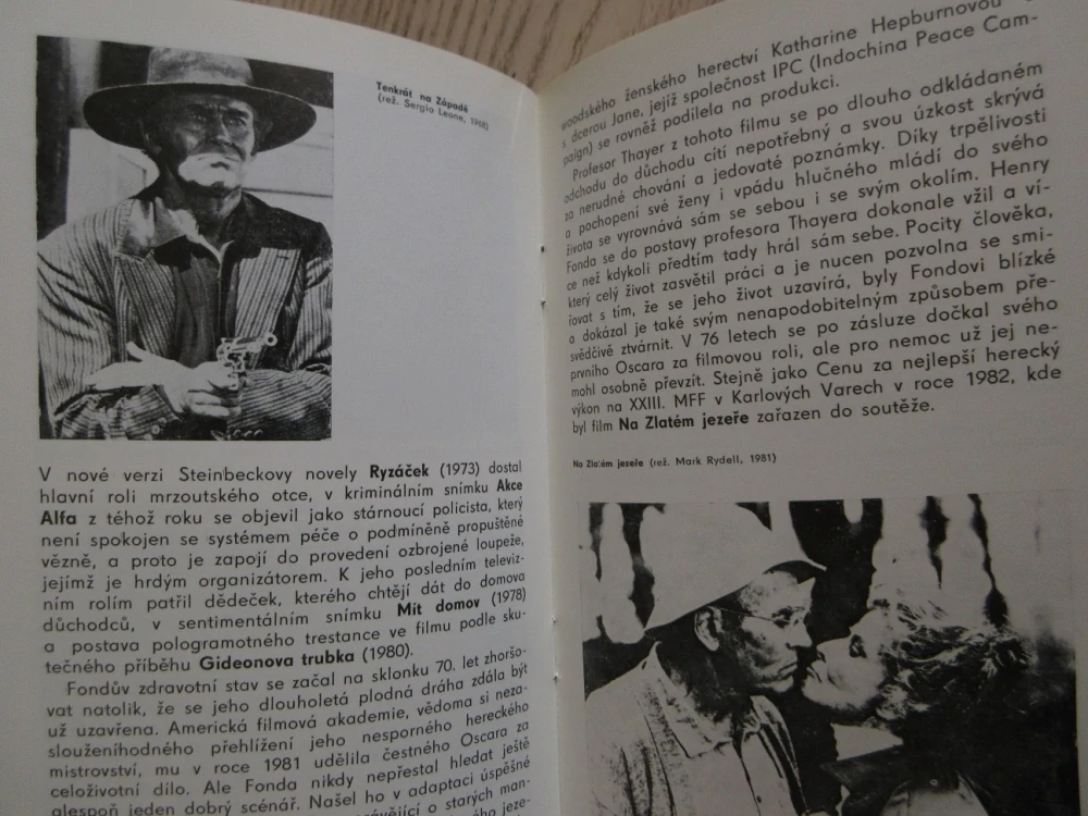 FONDA HENRY, FILMOVÝ SEŠIT, **an