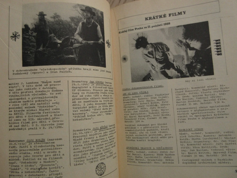 ZPRAVODAJ ČESKOSLOVENSKÉHO FILMU, Č. 5/1989, **an