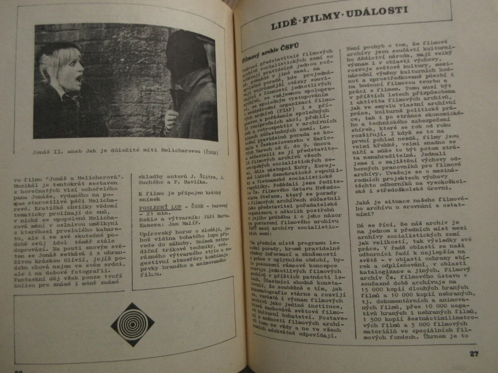 ZPRAVODAJ ČESKOSLOVENSKÉHO FILMU, Č. 7/1989, **an