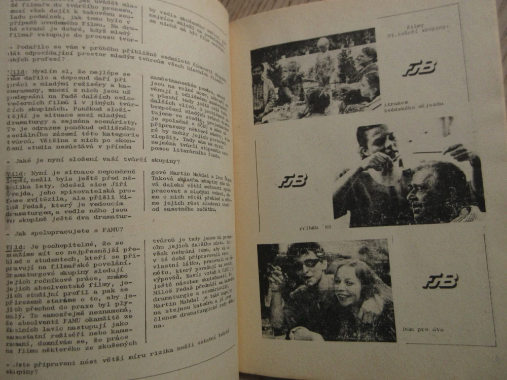 ZPRAVODAJ ČESKOSLOVENSKÉHO FILMU, Č. 8/1989, **an
