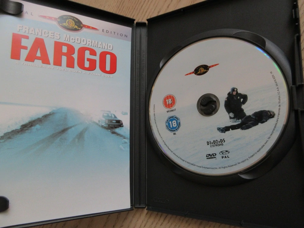 FARGO, GB OBAL, ČESKÉ TITULKY, DVD FILM
