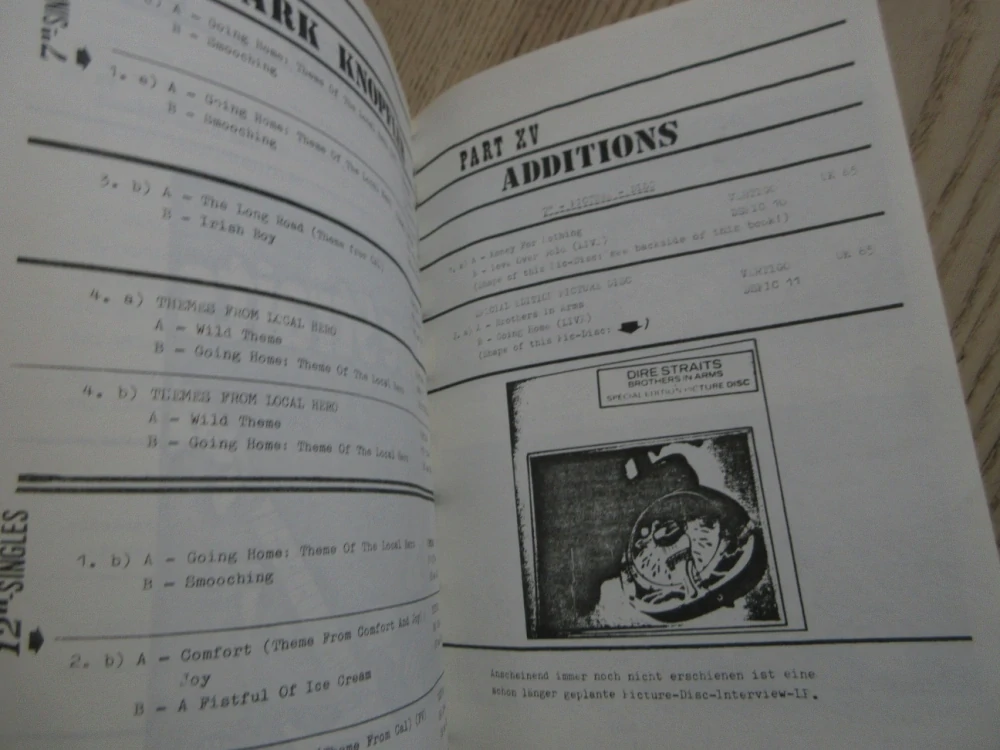 DIRE STRAITS, I. NACHTRAG, Č. 03/86, **an