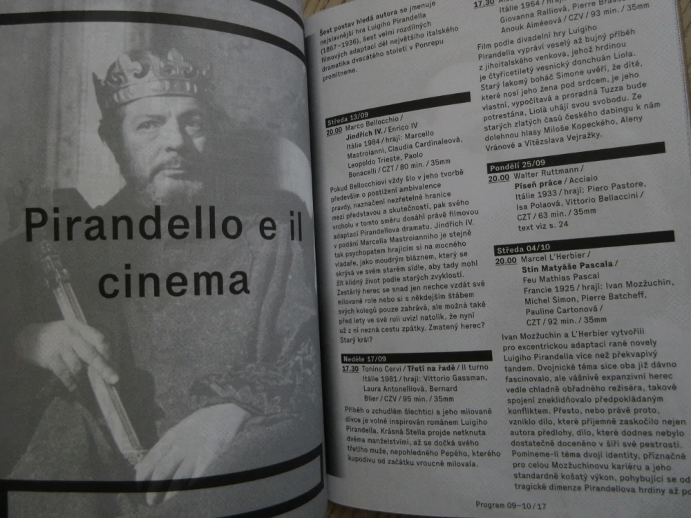 KINO NÁRODNÍHO PONREPO FILMOVÉHO ARCHIVU, L. VENTURA, Č. 09-10/17, **an