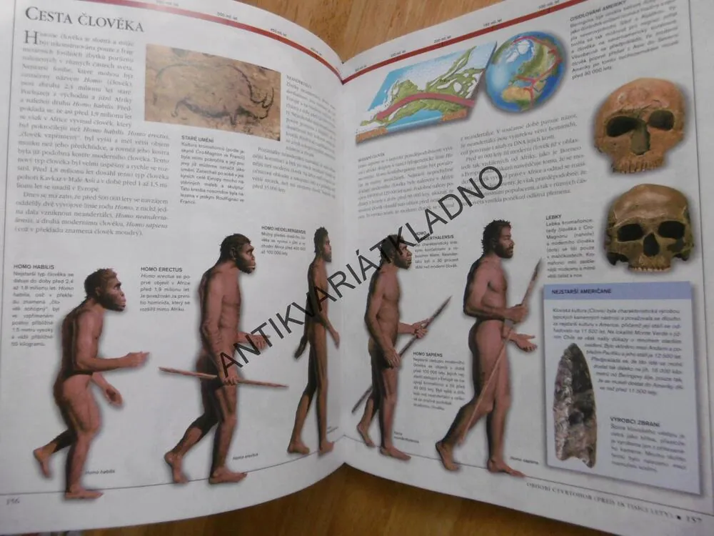 PREHISTORICKÝ ATLAS ,VÝVOJ PLANETY ZEMĚ, DOUGLAS PALMER, **an