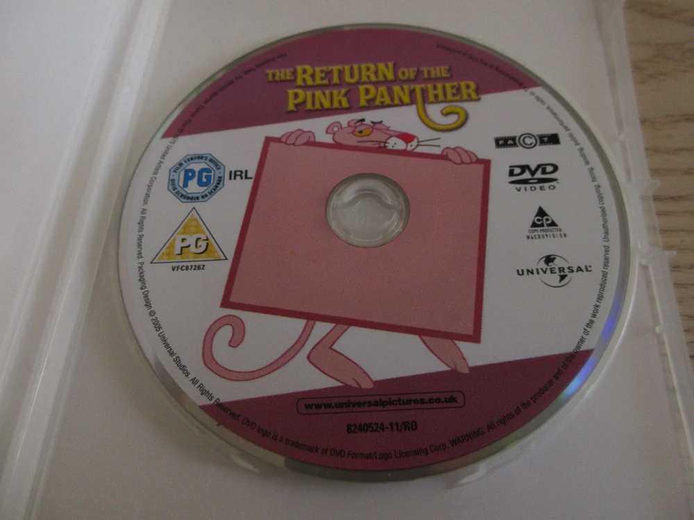 NÁVRAT RŮŽOVÉHO PARTNERA, P.SELLERS, GB OBAL, ČESKÉ TITULKY, DVD FILM
