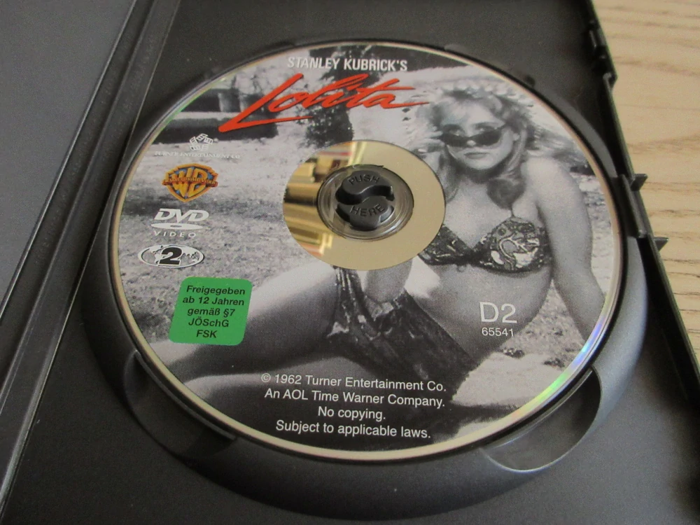 LOLITA, J.MASON, P.SELLERS, S.LYON, GB OBAL, ČESKÉ TITULKY, DVD FILM