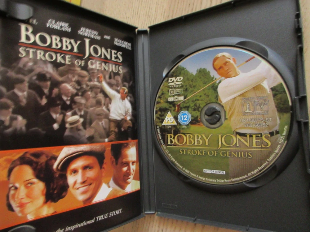BOBBY JONES, ODPAL GÉNIA, J.CAVIZEL, GB OBAL, ČESKÉ TIT. DVD FILM