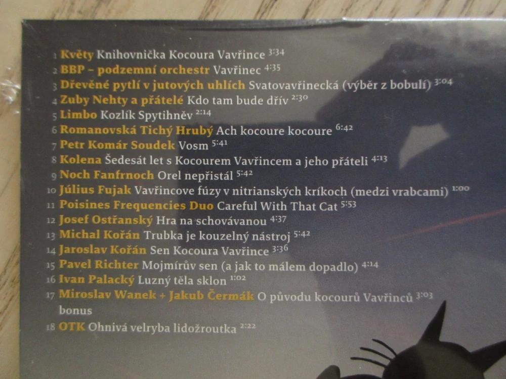 JINÁ HUDBA PRO KOUCOURA VAVŘINCE, CD MLUVENÉ SLOVO