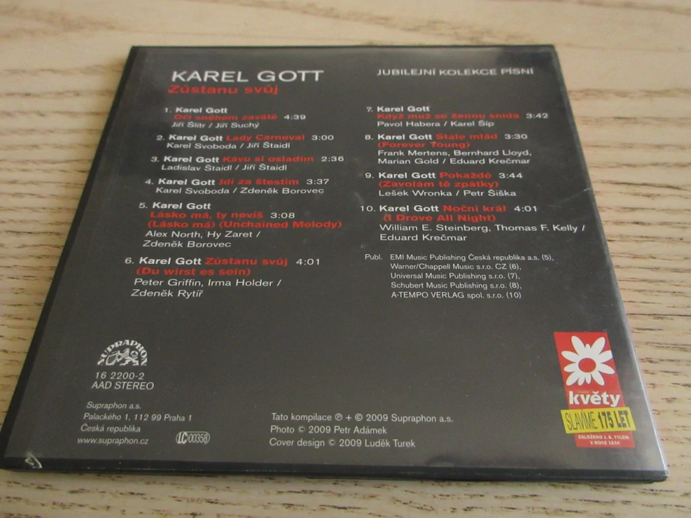 KAREL GOTT, ZŮSTANU SVŮJ, CD HUDBA