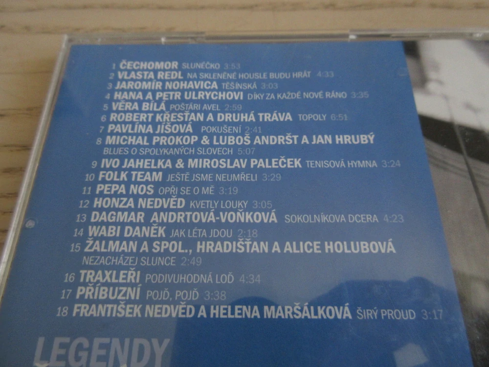 LEGENDY ČESKÉHO FOLKU 3., ČECHOMOR,NIHAVICA, DANĚK, AJ., CD HUDBA