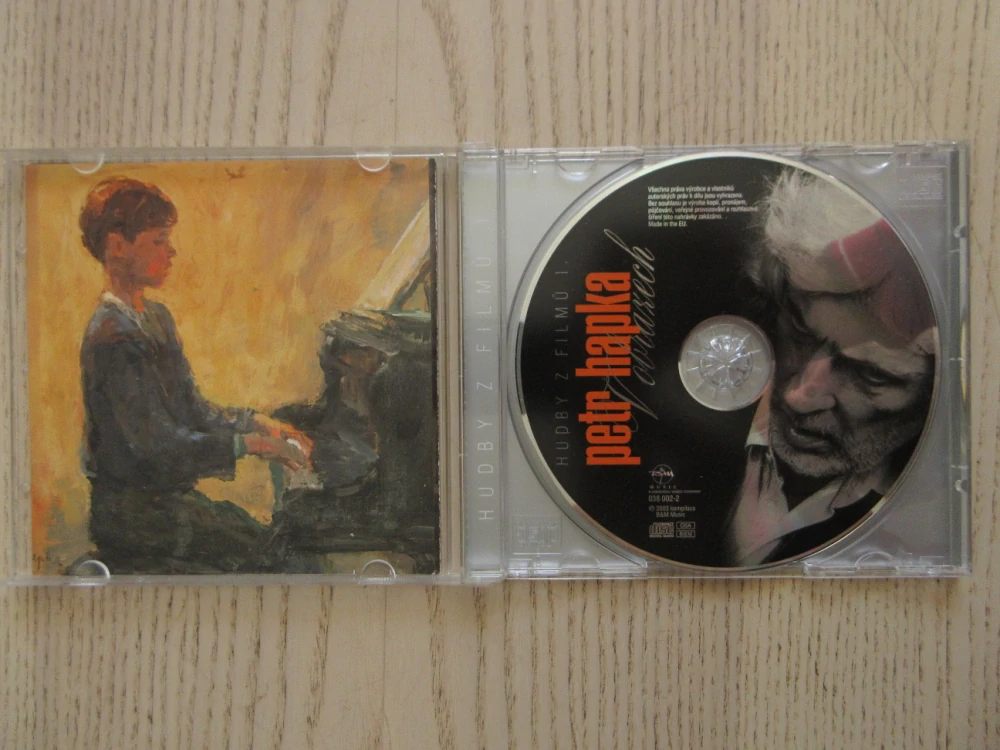 PETR HAPKA, V OBRAZECH, HUDBY Z FILMŮ 1.  CD HUDBA