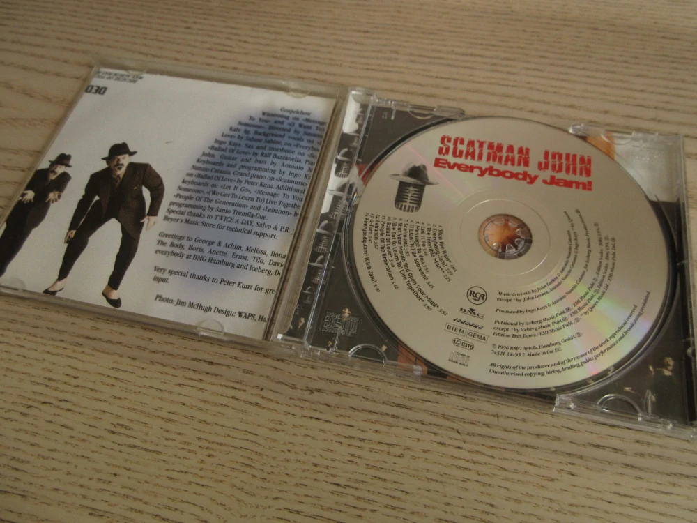 SCATMAN JOHN, EVERYBODY JAM! CD HUDBA