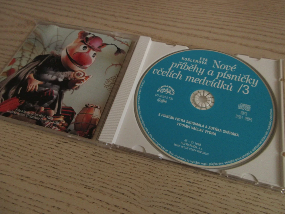 DALŠÍ PŘÍBĚHY VČELÍCH MEDVÍDKŮ, 3., ZDENĚK SVĚRÁK,CD MLUVENÉ SLOVO A HUDBA