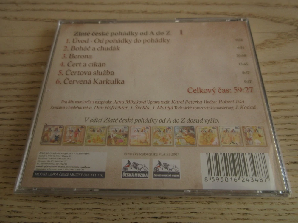 ZLATÉ ČESKÉ POHÁDKY OD A DO Z, CD MLUVENÉ SLOVO