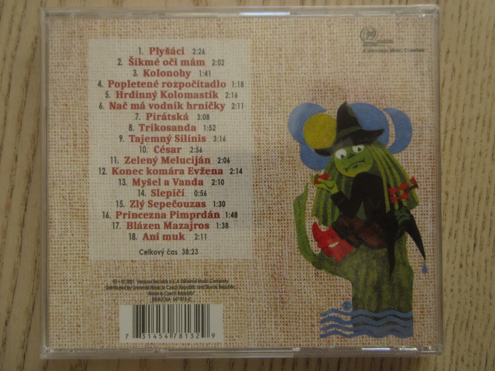 PÍSNIČKY Z BREPTÁNIE, KLÍČ DĚTEM, CD HUDBA