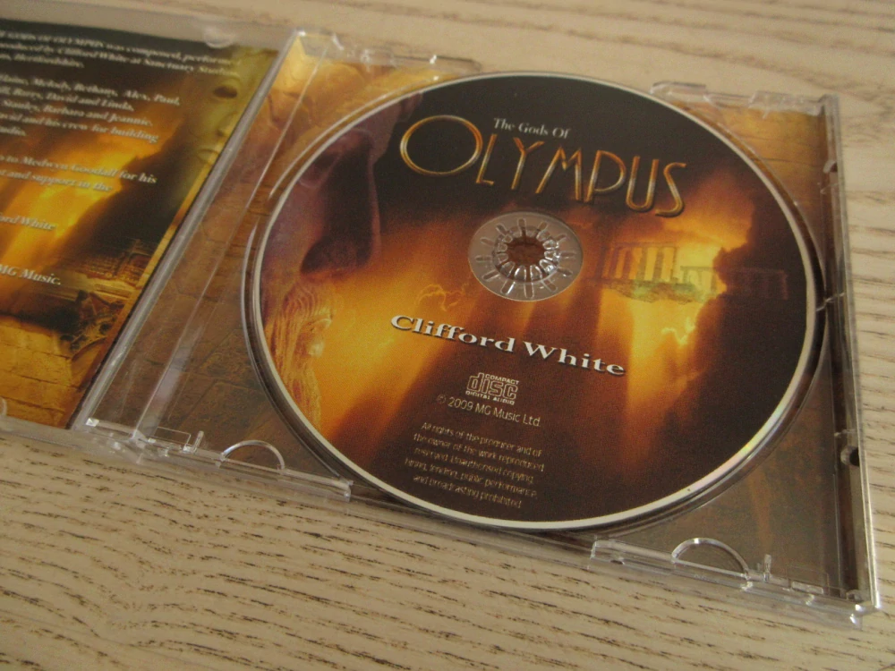 THE GODS OF OLYMPUS, CLIFFORD WHITE, CD HUDBA