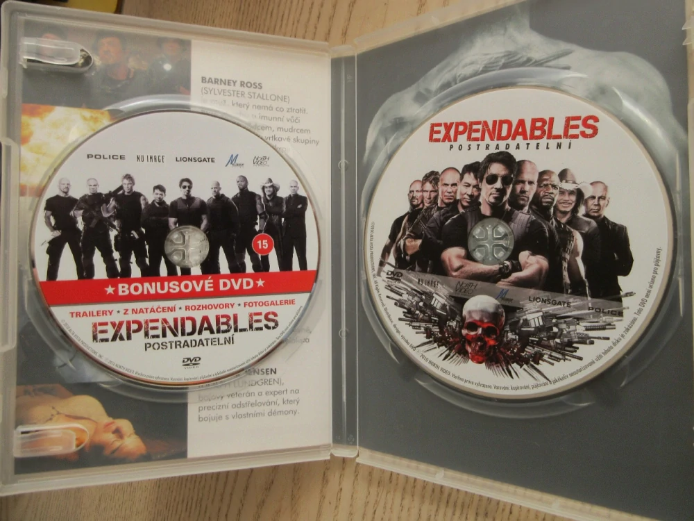 EXPENDABLES 2, POSTRADATELNÍ, STALLONE, DVD FILM + BONIS DVD