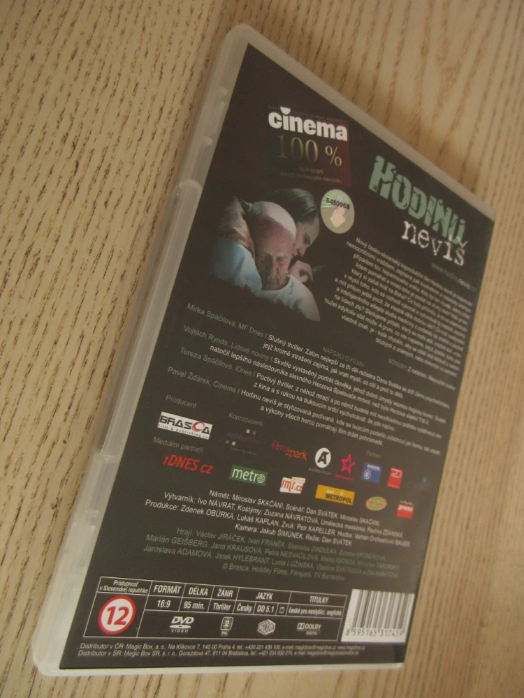 HODINU NEVÍŠ, JIRÁČEK, DVD FILM ČR
