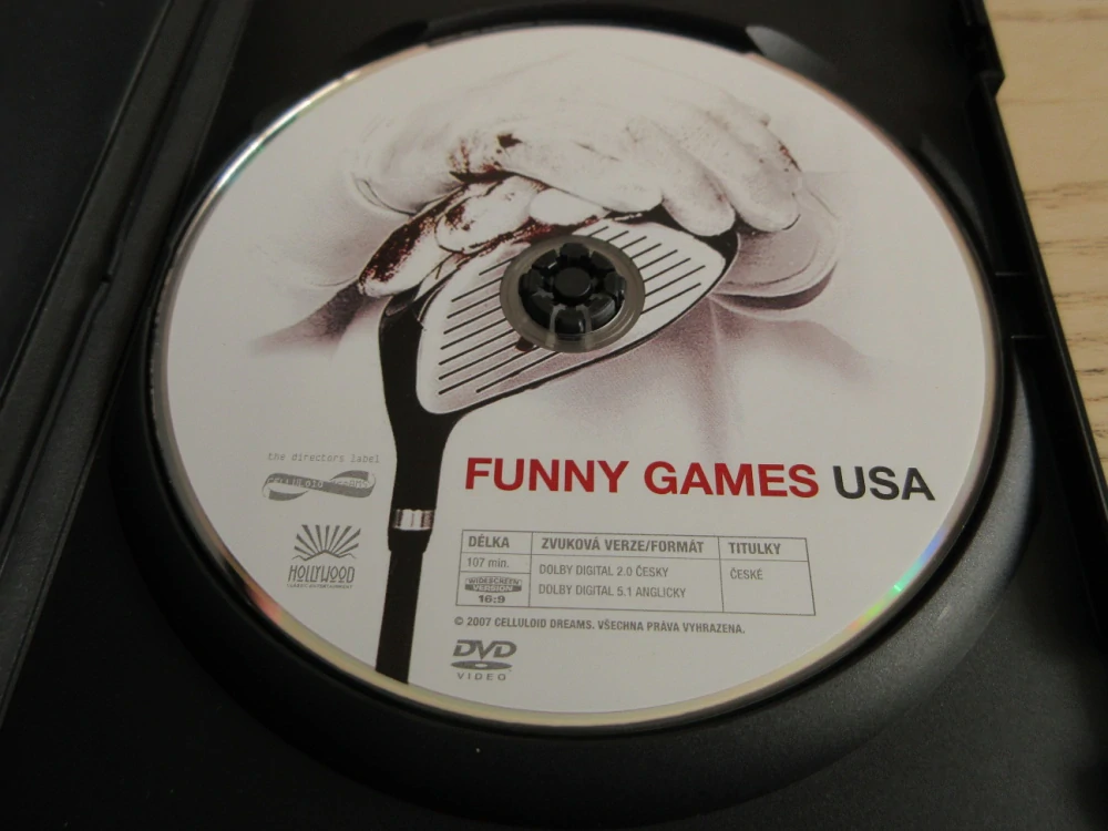 FUNNY GAMES, NAOMI WATTS, TIM ROTH, GB OBAL, ČEŠTINA, DVD FILM