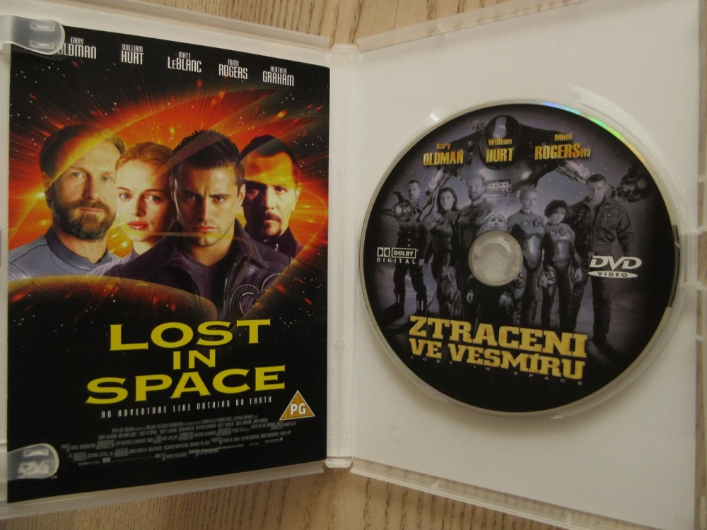 ZTRACENI VE VESMÍRU, LE BLANC, GB OBAL, ČESKÉ DVD, DVD FILM