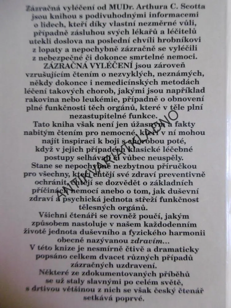 ZÁZRAČNÁ VYLÉČENÍ, SCOTT