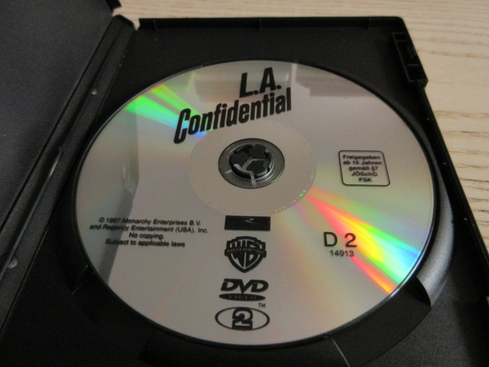 L.A.PŘÍSNĚ TAJNÉ, K.SPACEY, R.CROWE, GB OBAL, ČESKÉ TITULKY, DVD FILM