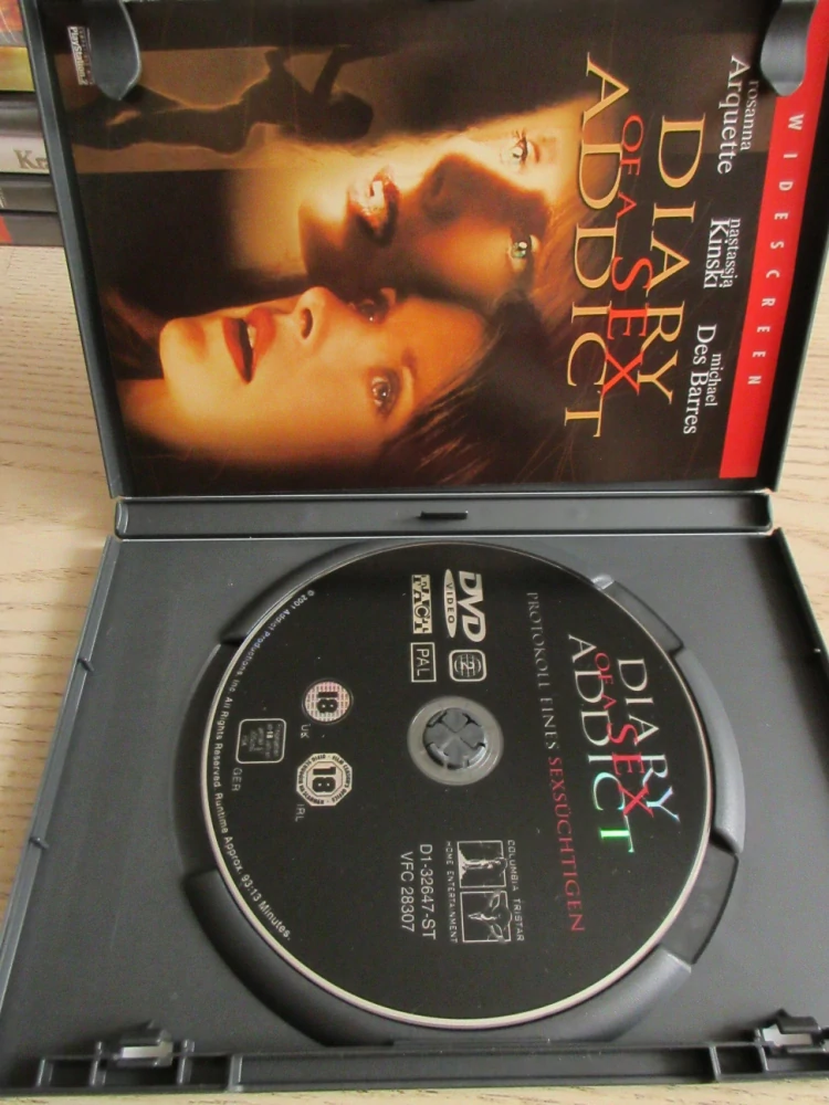 DENÍK SEXUÁLNÍCH OBĚTÍ, EVA JENÍČKOVÁ, N.KINSKI GB OBAL, ČESKÉ TITULKY, DVD FILM