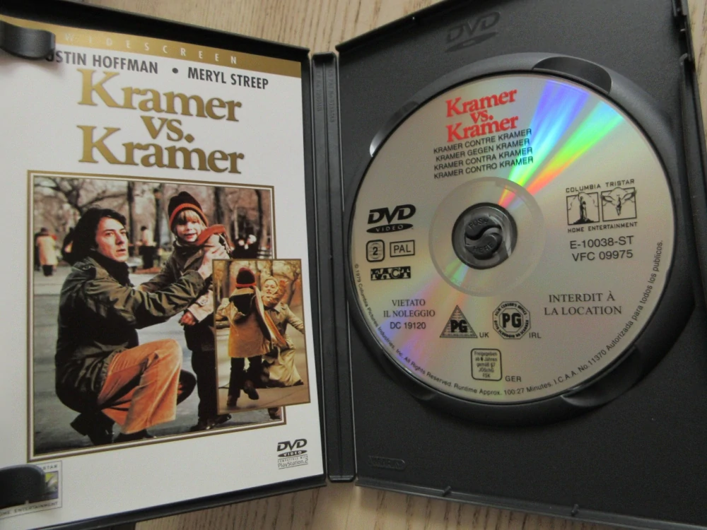 KRAMEROVÁ VERSUS KRAMER, D.HOFFMAN, M.STREEP, GB OBAL, ČESKÉ TITULKY, DVD FILM