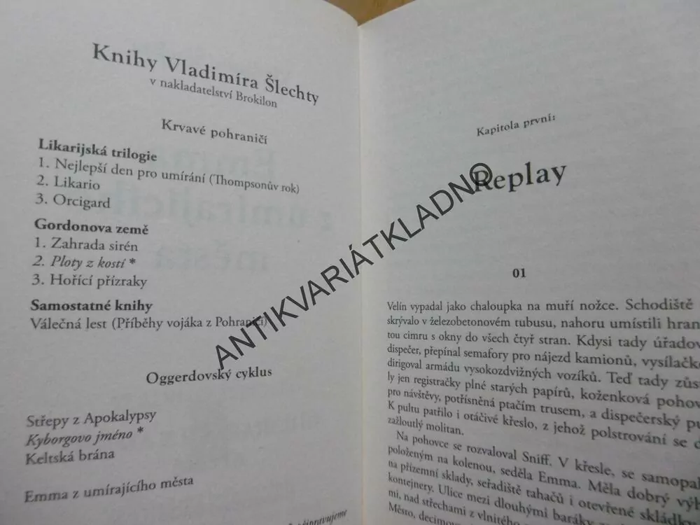 EMMA Z UMÍRAJÍCÍHO MĚSTA, VLADIMÍR ŠLECHTA