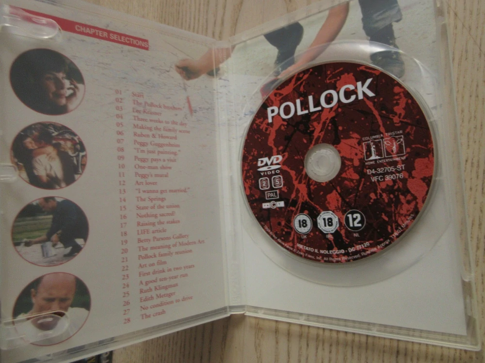 POLLOCK, ED HARRIS, GB OBAL, ČESKÉ TIT. DVD FILM