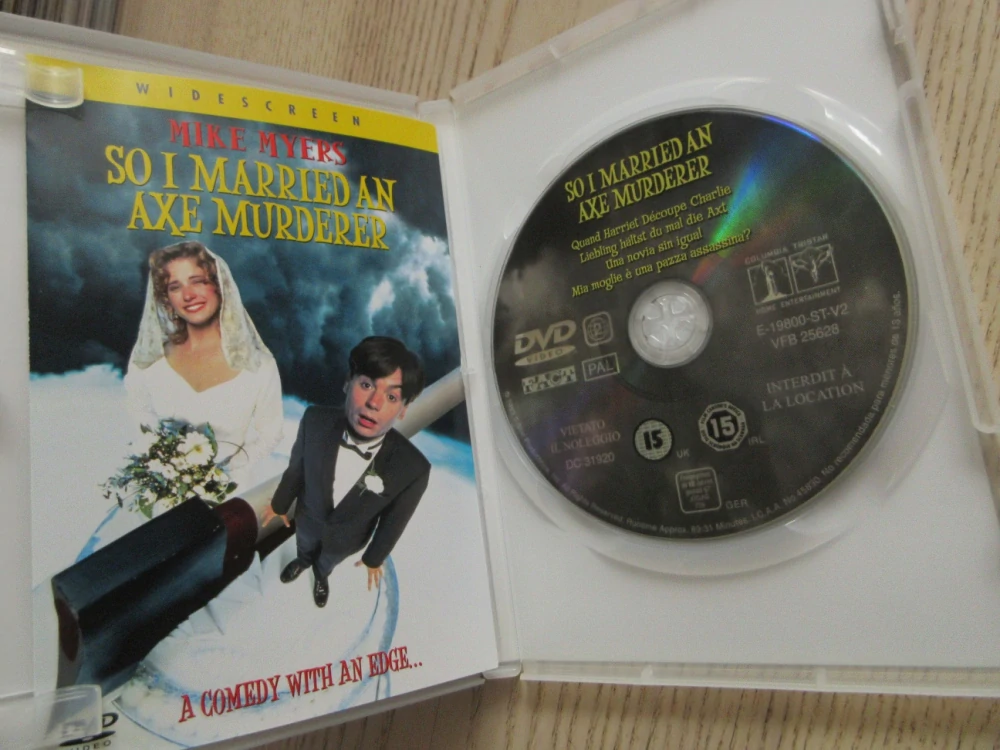 A TAK JSEM SI VZAL ŘEZNICI, M.MYERS, GB OBAL, ČESKÉ TIT. DVD FILM