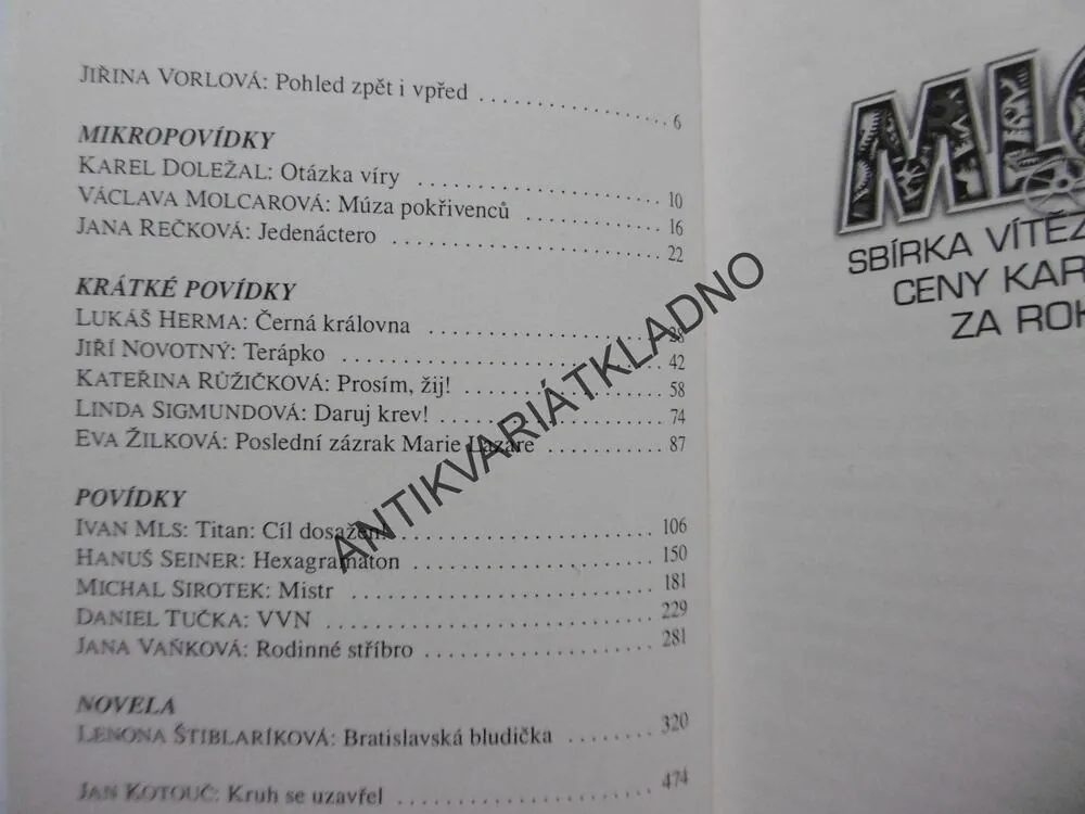 MLOK, NEJLEPŠÍ SCI-FI A FANTASY POVÍDKY ROKU 2013