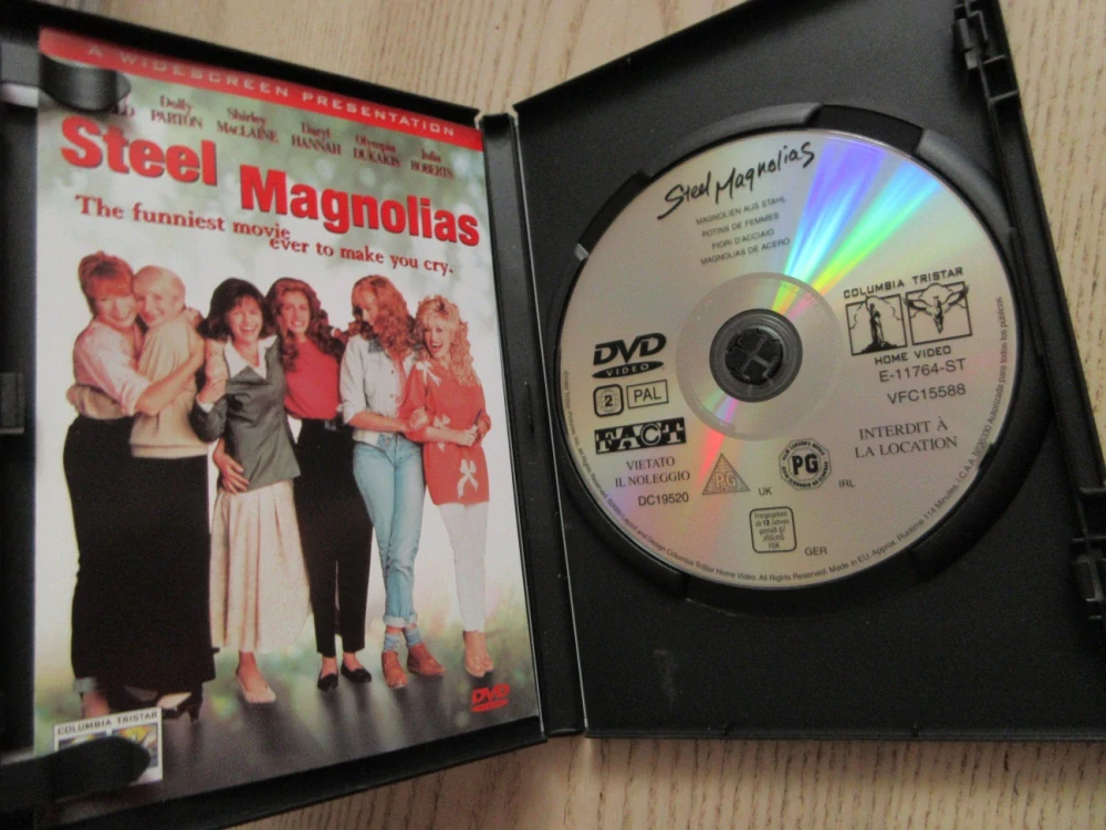 OCELOVÉ MAGNOLIE, S.FIELD, S.MCLAINE, J.ROBERTS, GB OBAL, ČESKÉ TIT. DVD FILM