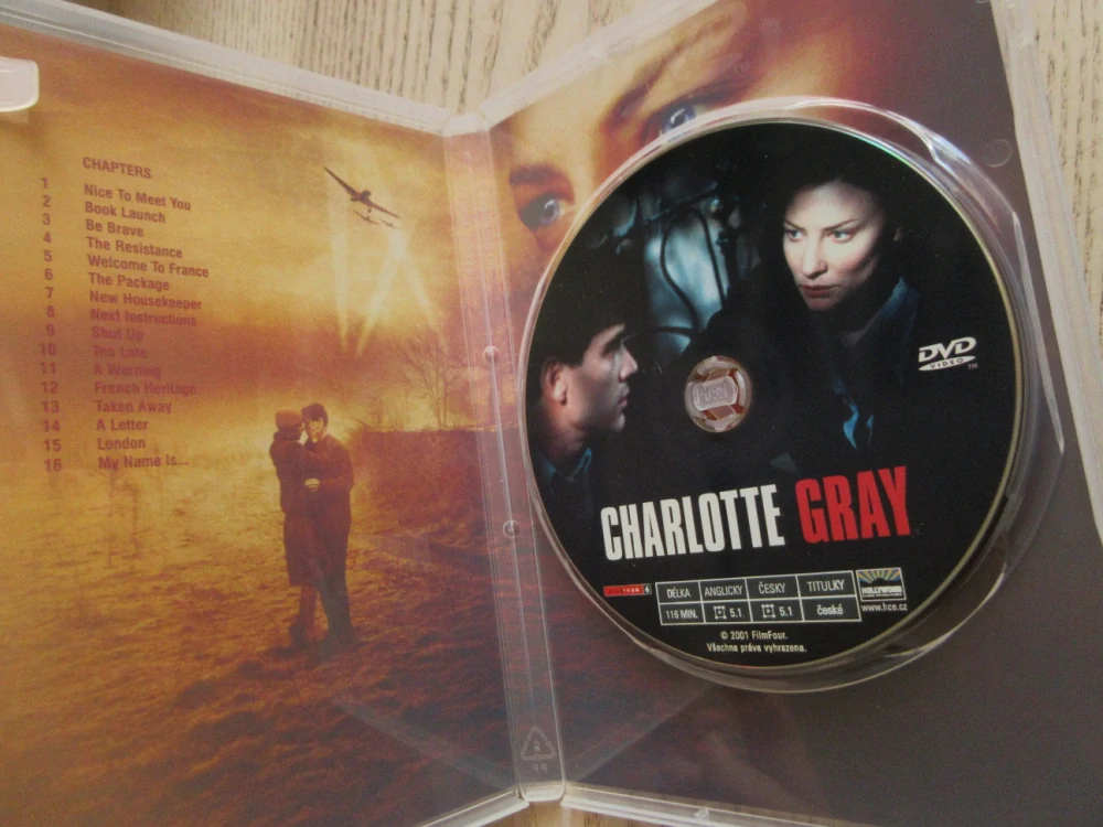 CHARLOTTE GRAY, C.BLANCHETT, GB OBAL, ČESKÉ DVD FILM