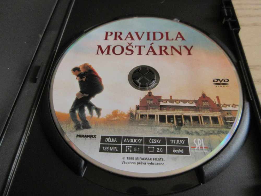 PRAVIDLA MOŠTÁRNY, M.CAINE, C.THERON, GB OBAL, ČESKÉ DVD FILM