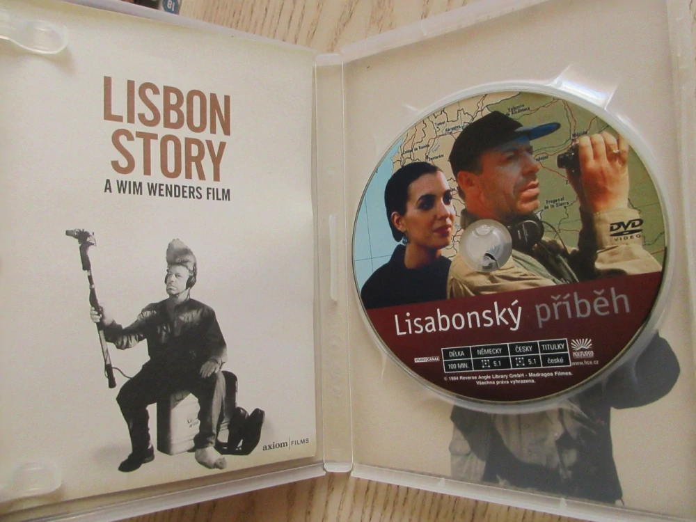 LISABONSKÝ PŘÍBĚH, GB OBAL, ČESKÉ DVD FILM