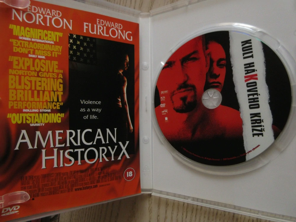 KULT HÁKOVÉHO KŘÍŽE, E.NORTON, GB OBAL, ČESKÉ DVD FILM