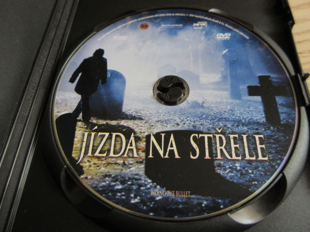 JÍZDA NA STŘELE, S.KING, GB OBAL, ČESKÉ DVD FILM