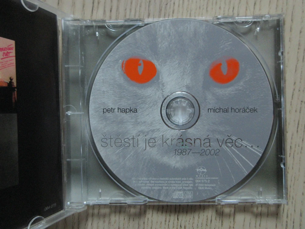 ŠTĚSTÍ JE KRÁSNÁ VĚC... 1987-2002, HAPKA, HORÁČEK, CD HUDBA