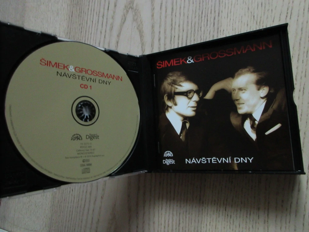 NÁVŠTĚVNÍ DNY, ŠIMEK GROSSMANN, 3X CD MLUVENÉ SLOVO