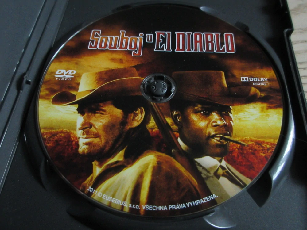 SOUBOJ U EL DIABLO, GARNER, POITIER, DVD FILM