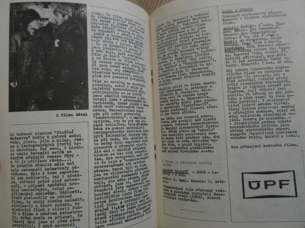 ZPRAVODAJ ČESKOSLOVENSKÉHO FILMU, Č. 16/1987, **an
