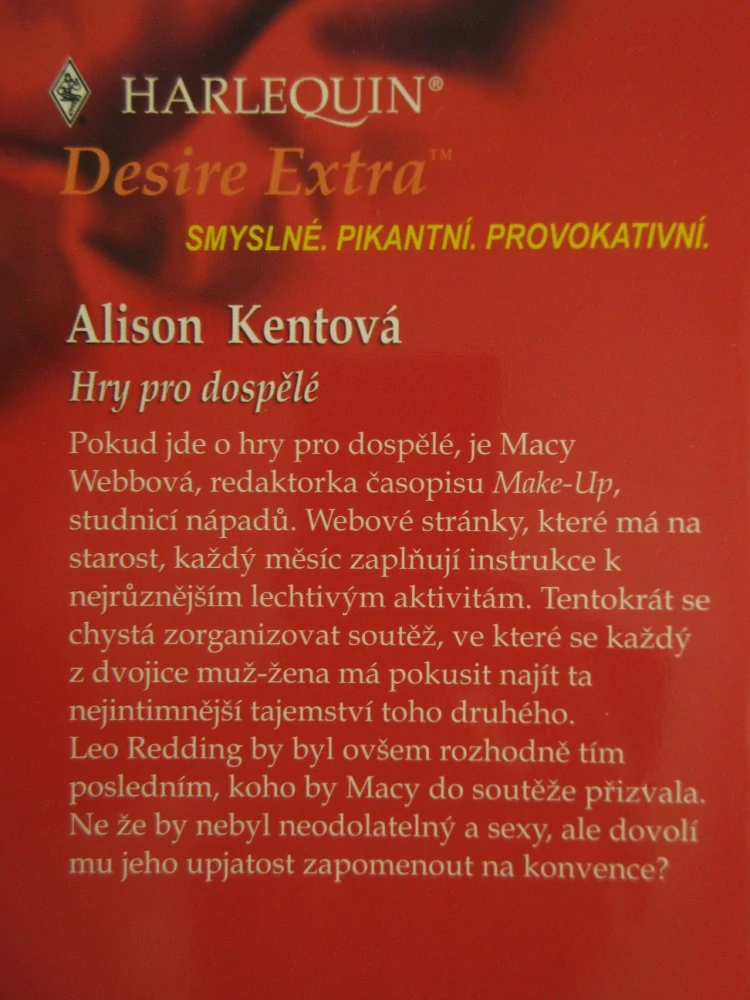 HRY PRO DOSPĚLÉ, ALISON KENTOVÁ, **an