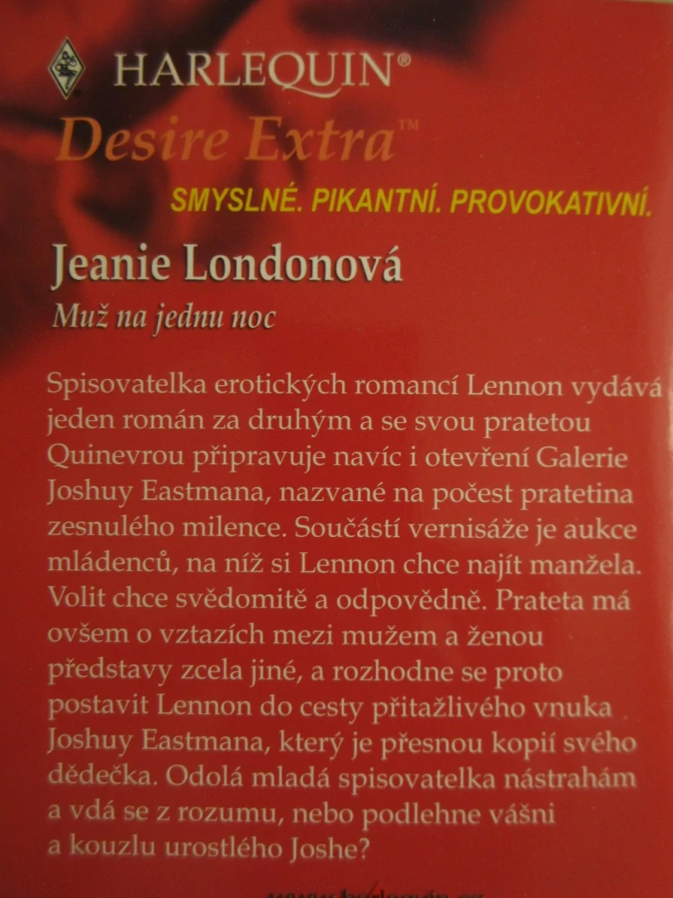 MUŽ NA JEDNU NOC, JEANIE LONDONOVÁ, **an