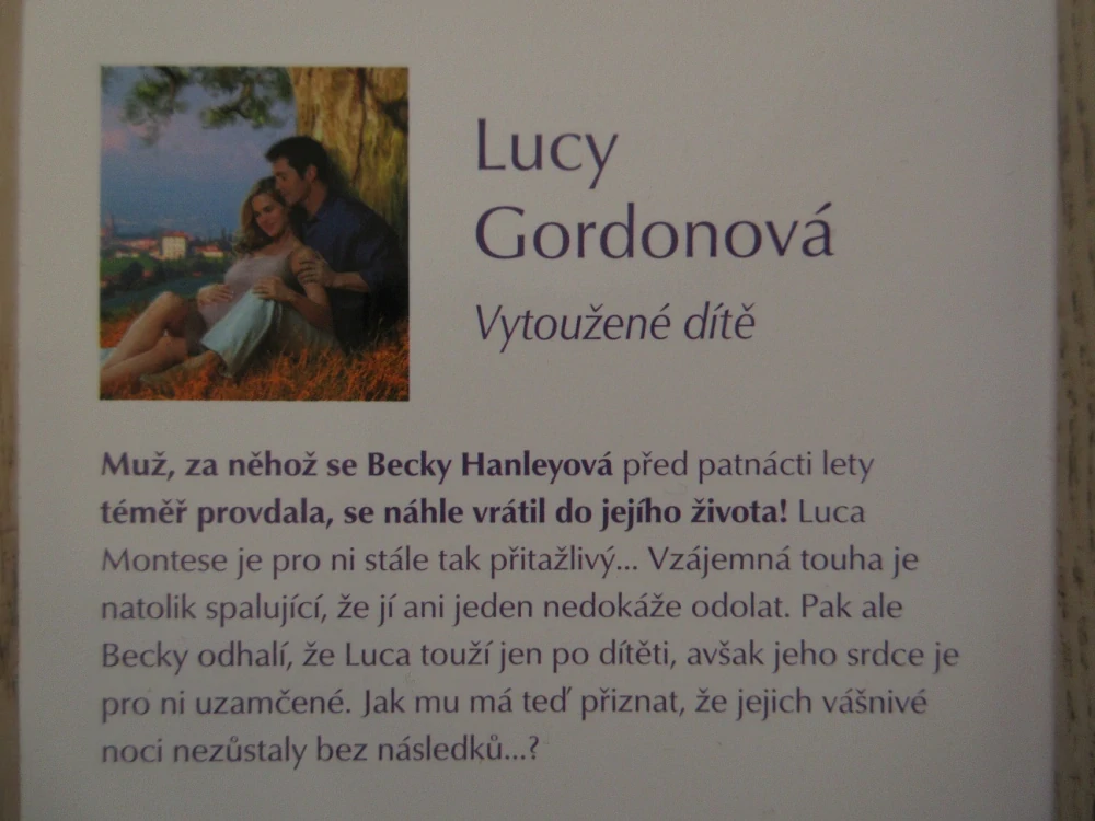 VYTOUŽENÉ DÍTĚ, LUCY GORDONOVÁ, **an