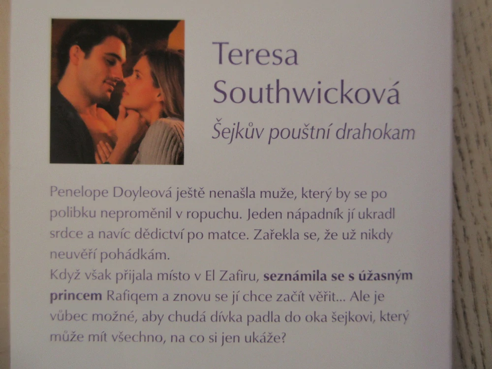 ŠEJKŮV POUŠTNÍ DRAHOKAM, TERESA SOUTHWICKOVÁ, **an