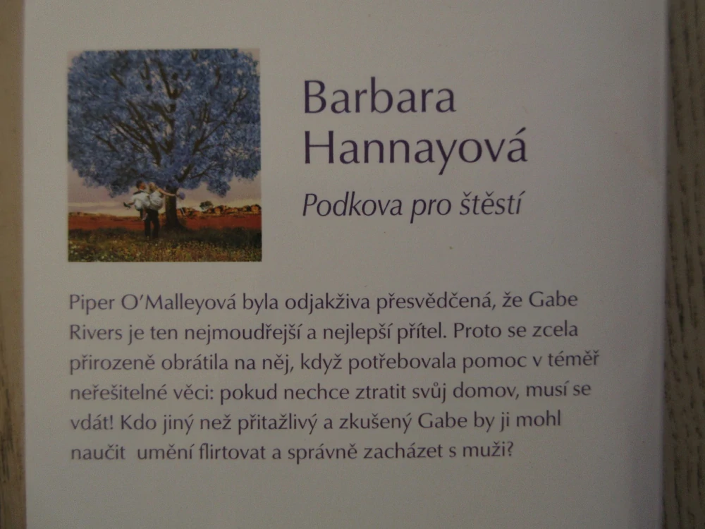 PODKOVA PRO ŠTĚSTÍ, BARBARA HANNAYOVÁ, **an