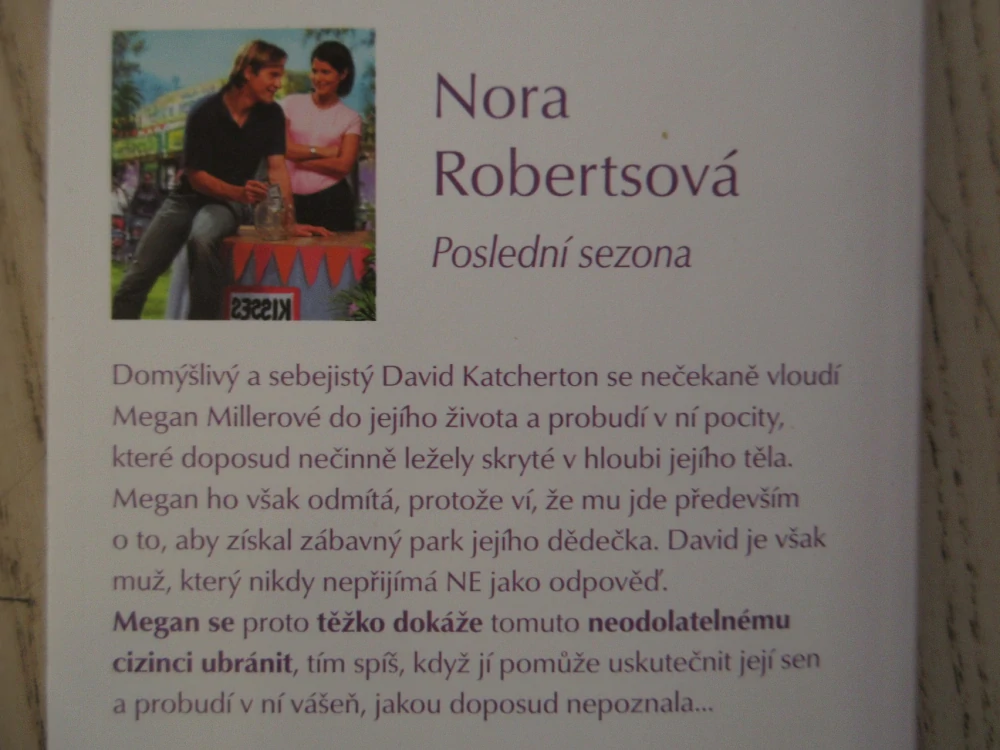 POSLEDNÍ SEZONA, NORA ROBERTSOVÁ, **an
