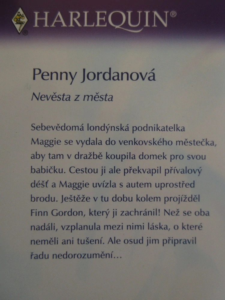 NEVĚSTA Z MĚSTA, PENNY JORDANOVÁ, **an
