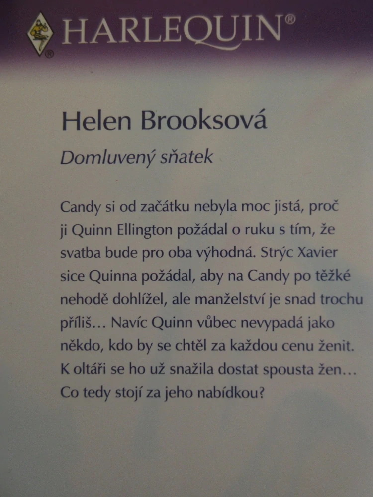 DOMLUVENÝ SŇATEK, HELEN BROOKSOVÁ, **an